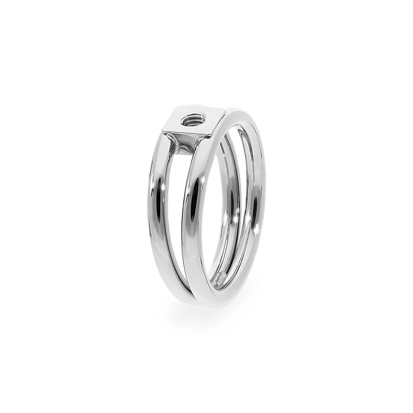 Qudo Silver Roma Ring
