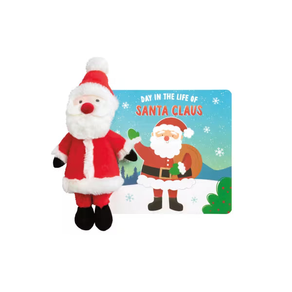 Santa Book w/ Santa Plushy