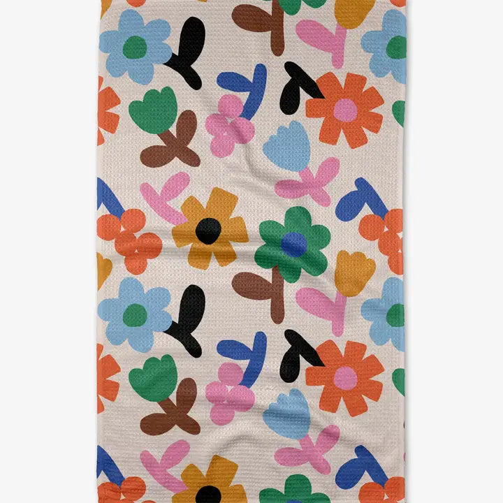 Sunny Bloom Tea Towel