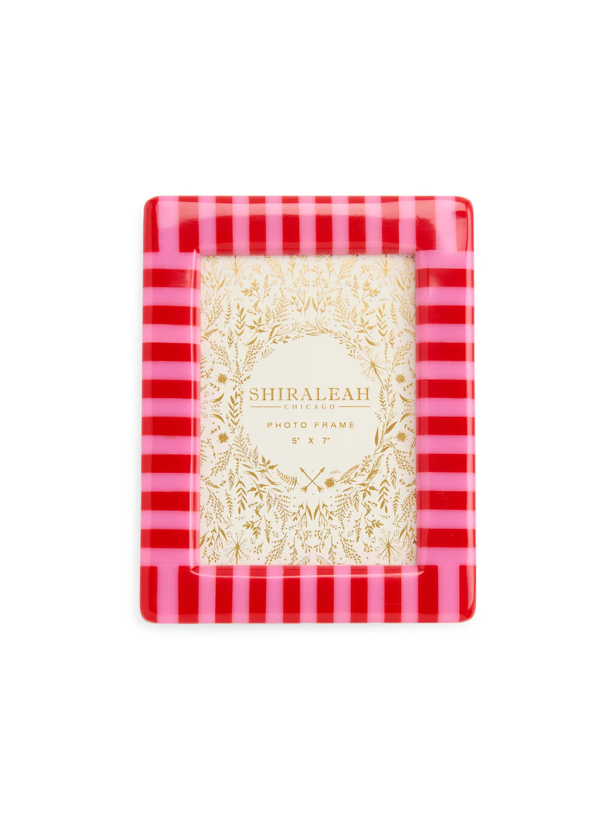 Poppy Striped Inlay Frame