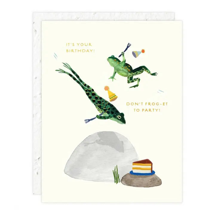 Party Frogs Card
