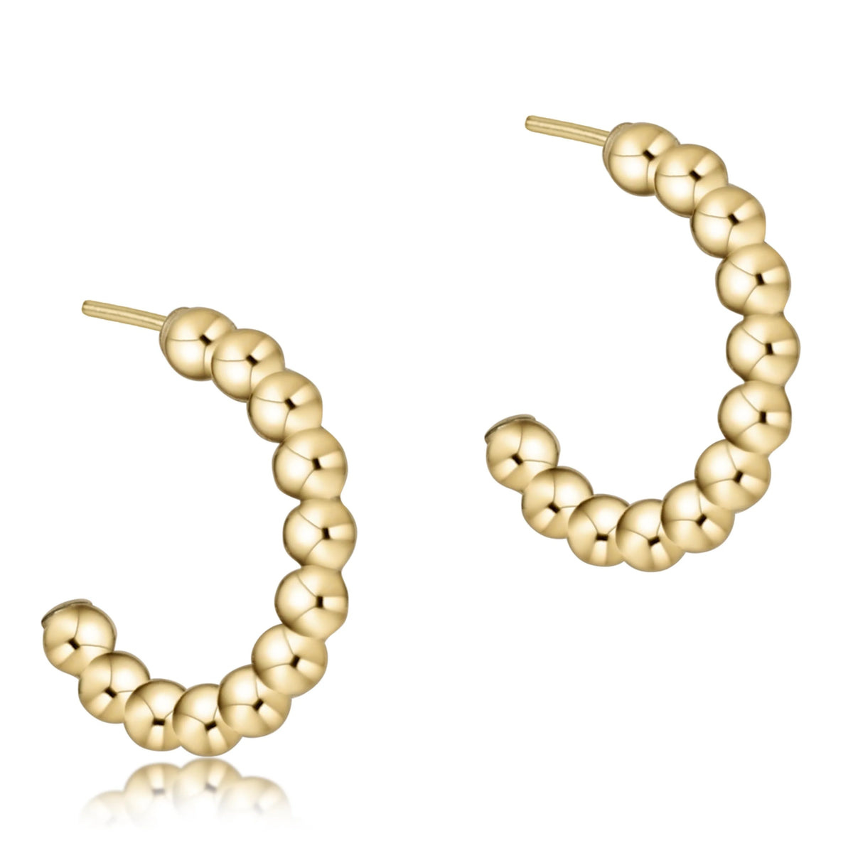 Beaded Classic 1" 3mm Bead Hoop