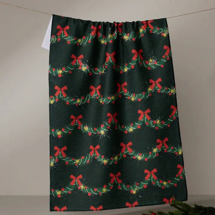 Yuletide Garland Tea Towel