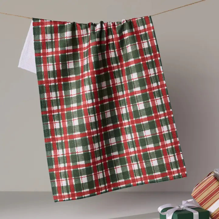 Alpine Plaid Tea Towel