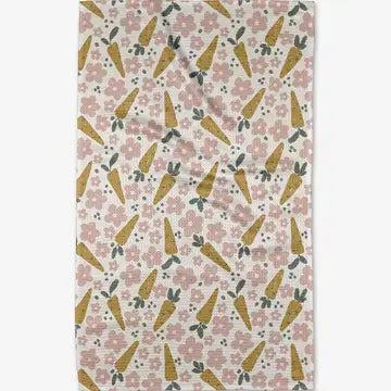 Carrot Patch Tea Towel