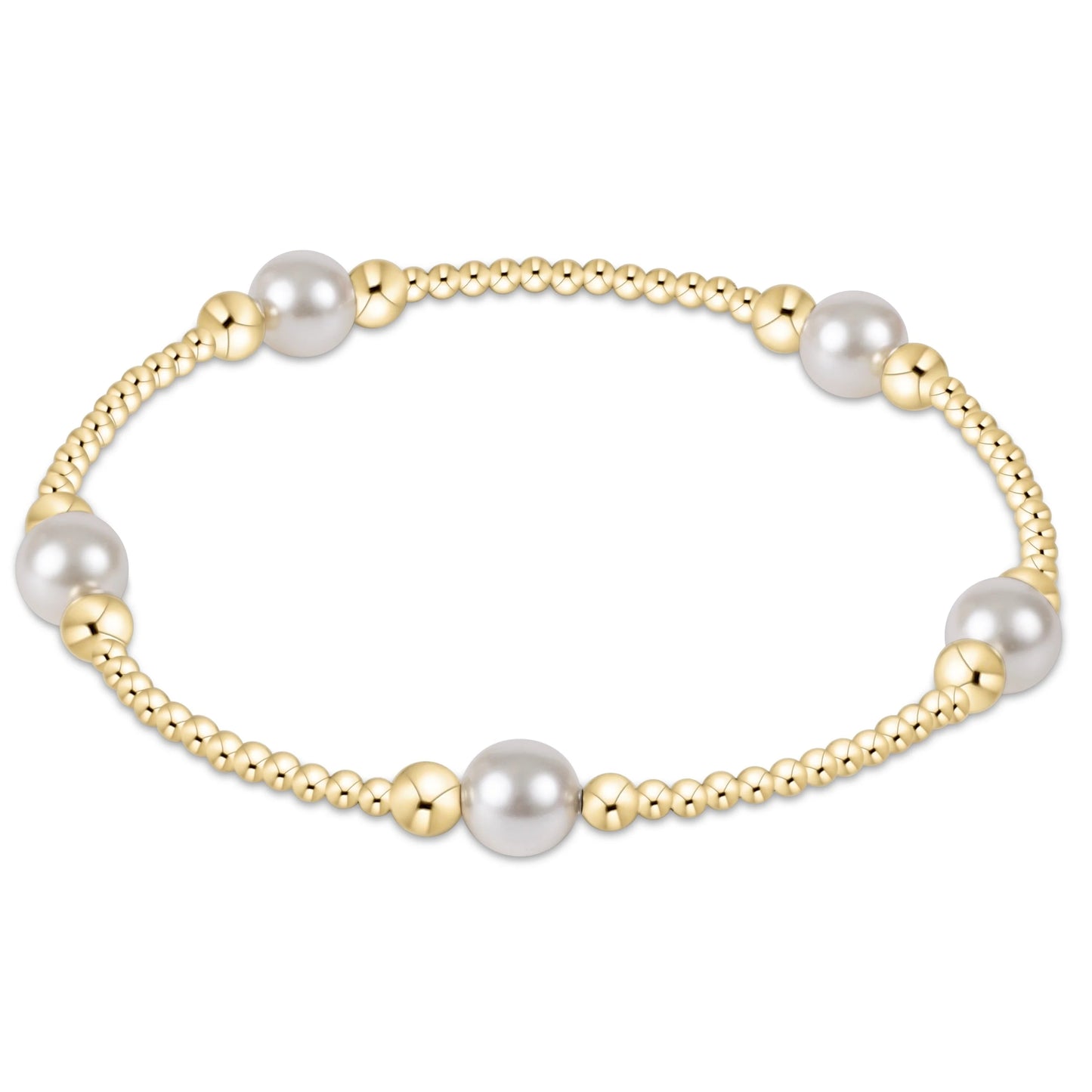 Purpose Gold 6mm Pearl Bracelet
