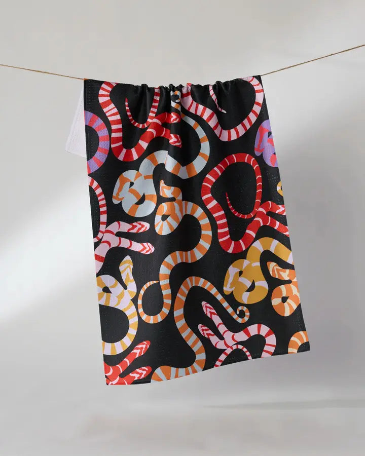 Serpentine Riot Tea Towel