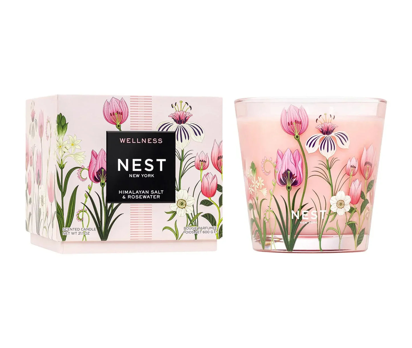 Himalayan Salt & Rosewater 3 Wick Specialty Candle