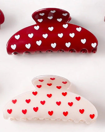 Small Heart Claw Clip