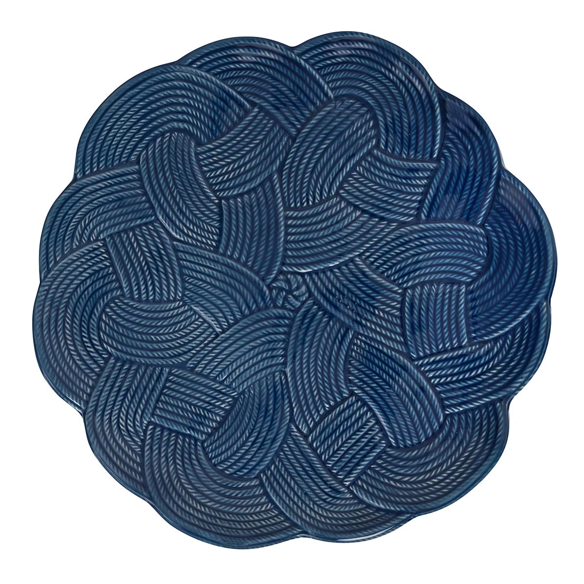 Le Panier Mystic Knot Blue Charger