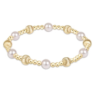 Dignity Sinc Gold 6mm Pearl