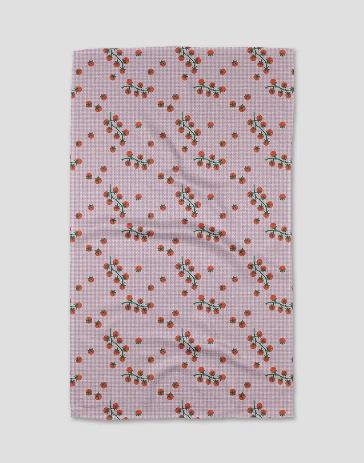 Tomato Gingham Tea Towel