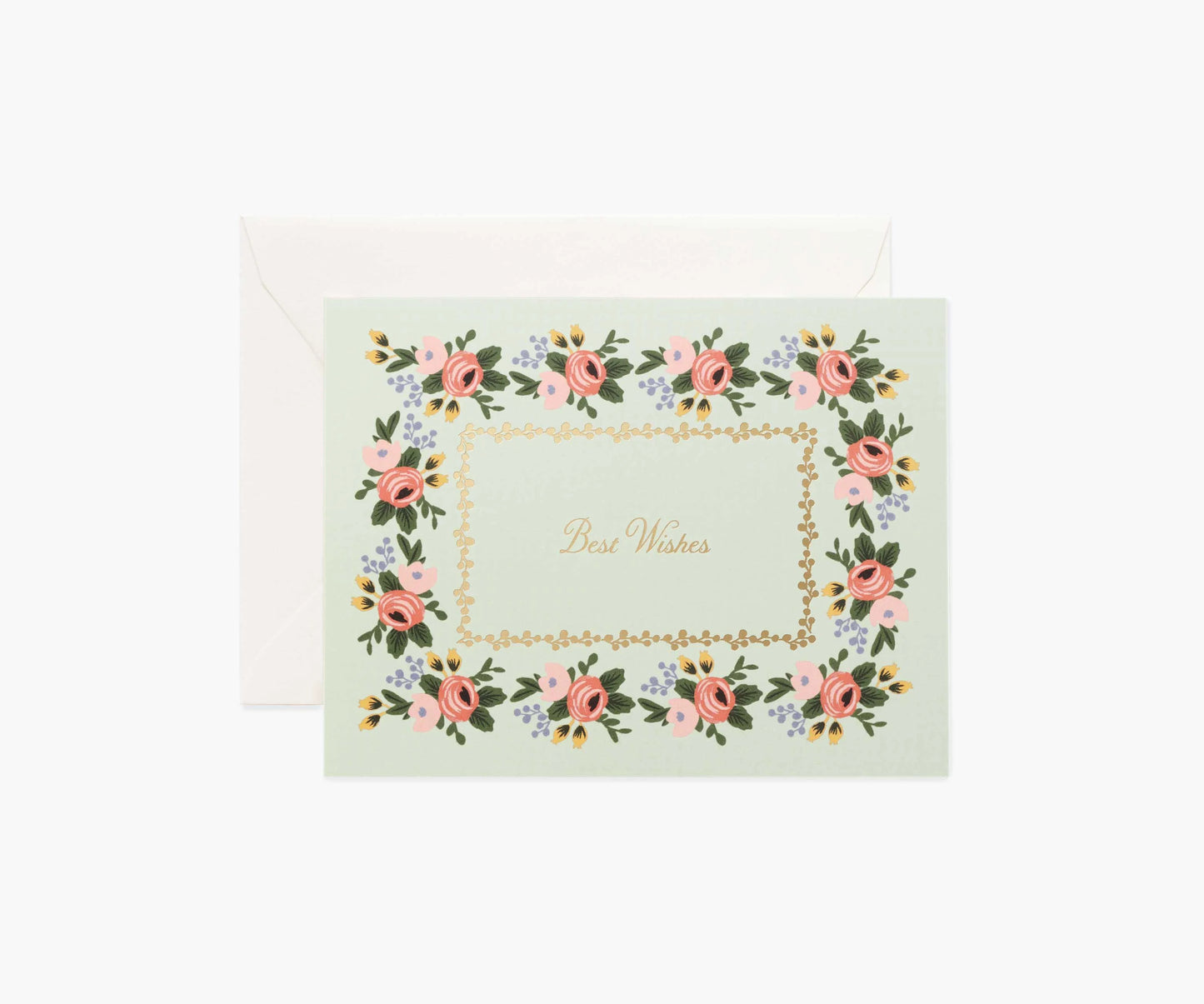 Rosa Best Wishes Card