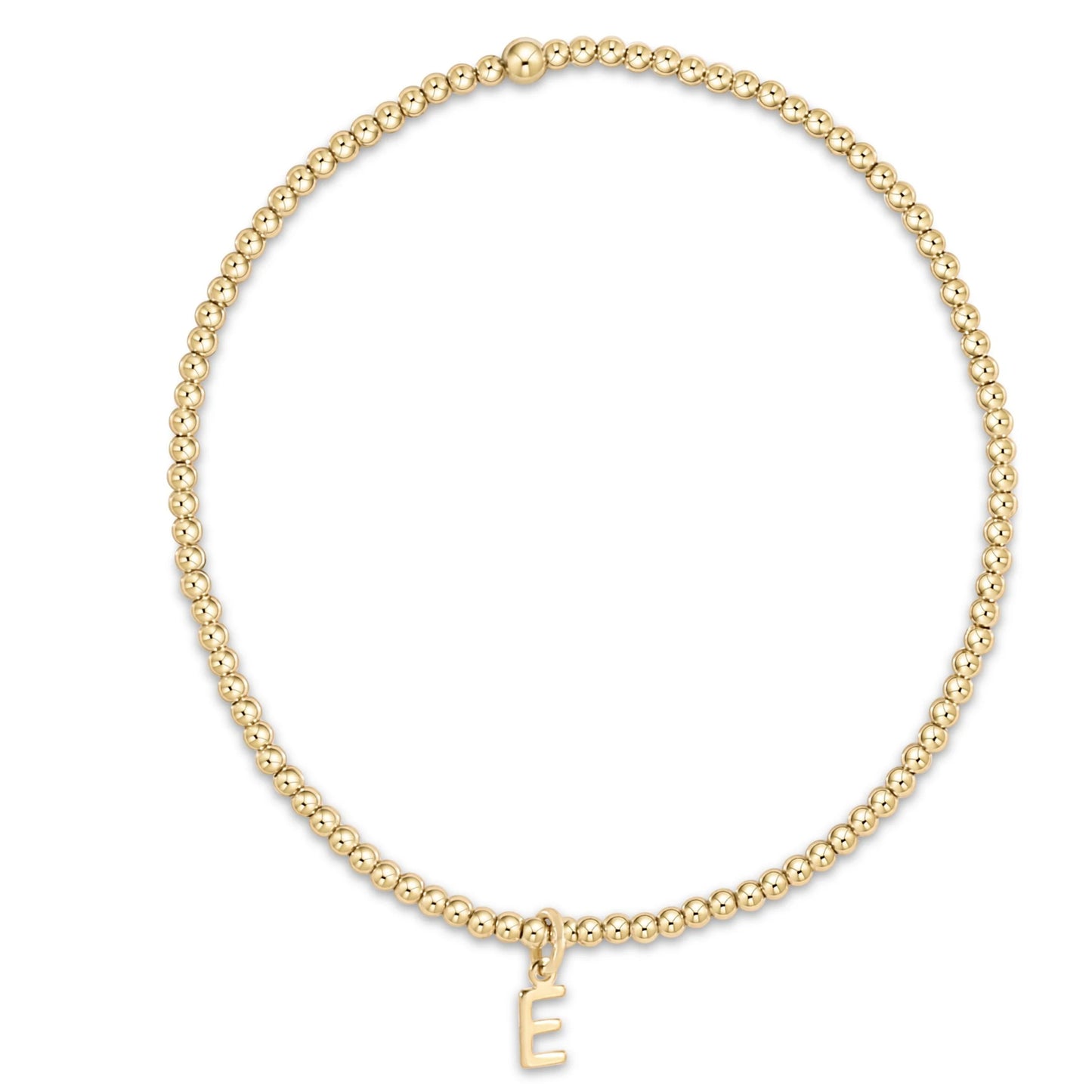 2mm Gold Charm Respect Bracelet