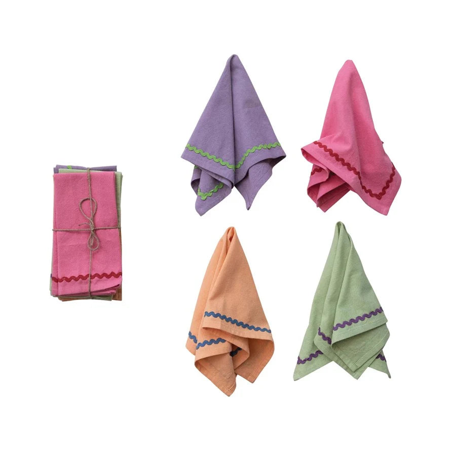 18" Square Cotton Napkin Set