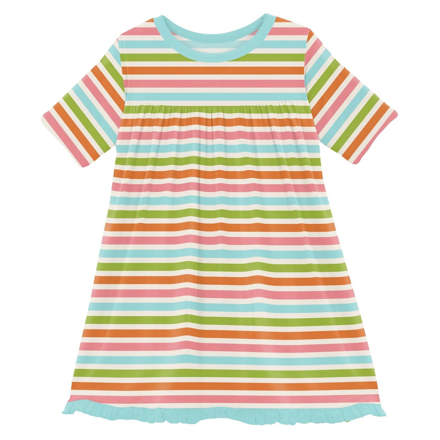 Beach Day Stripe Swing Dress