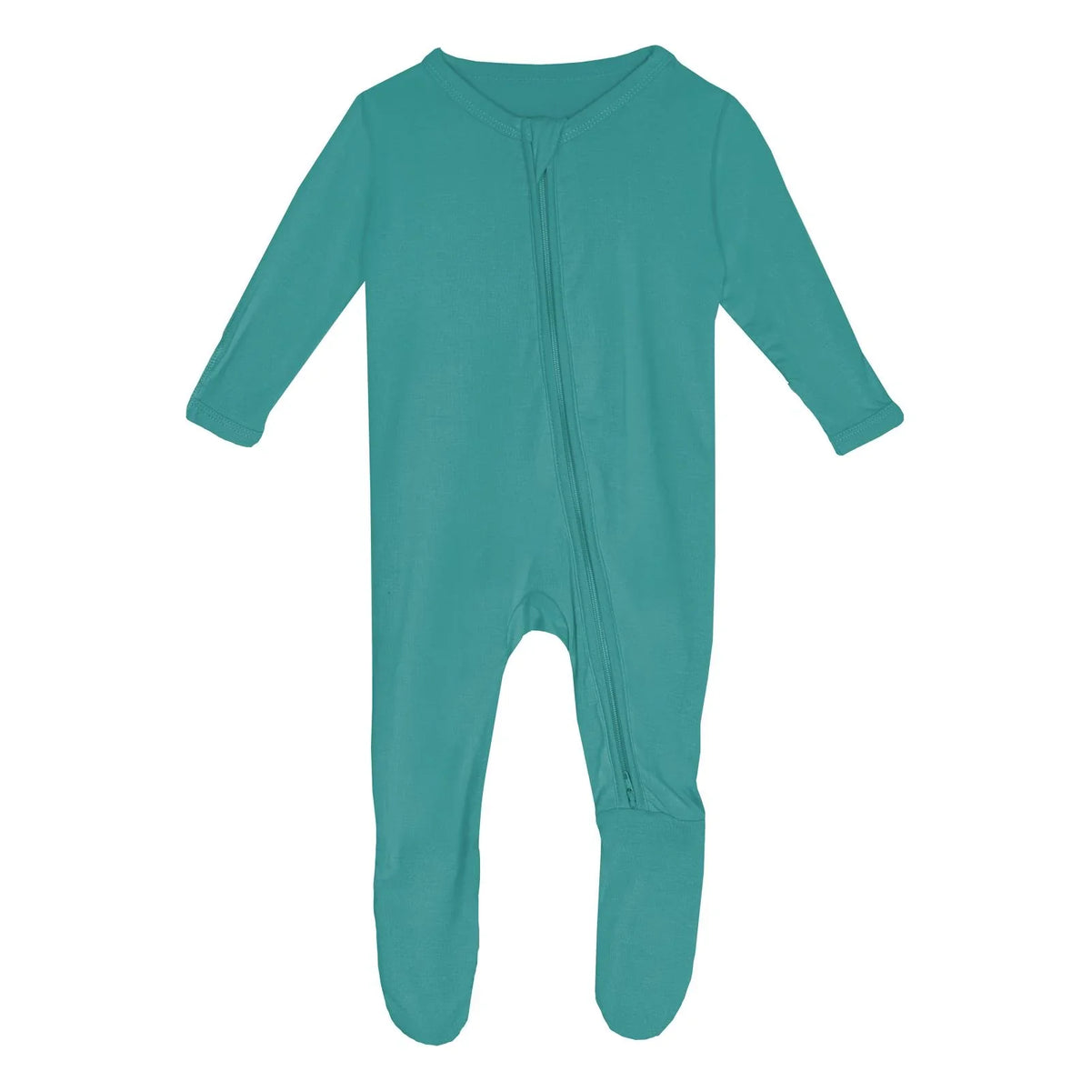 2 Way Zipper Footie Agave