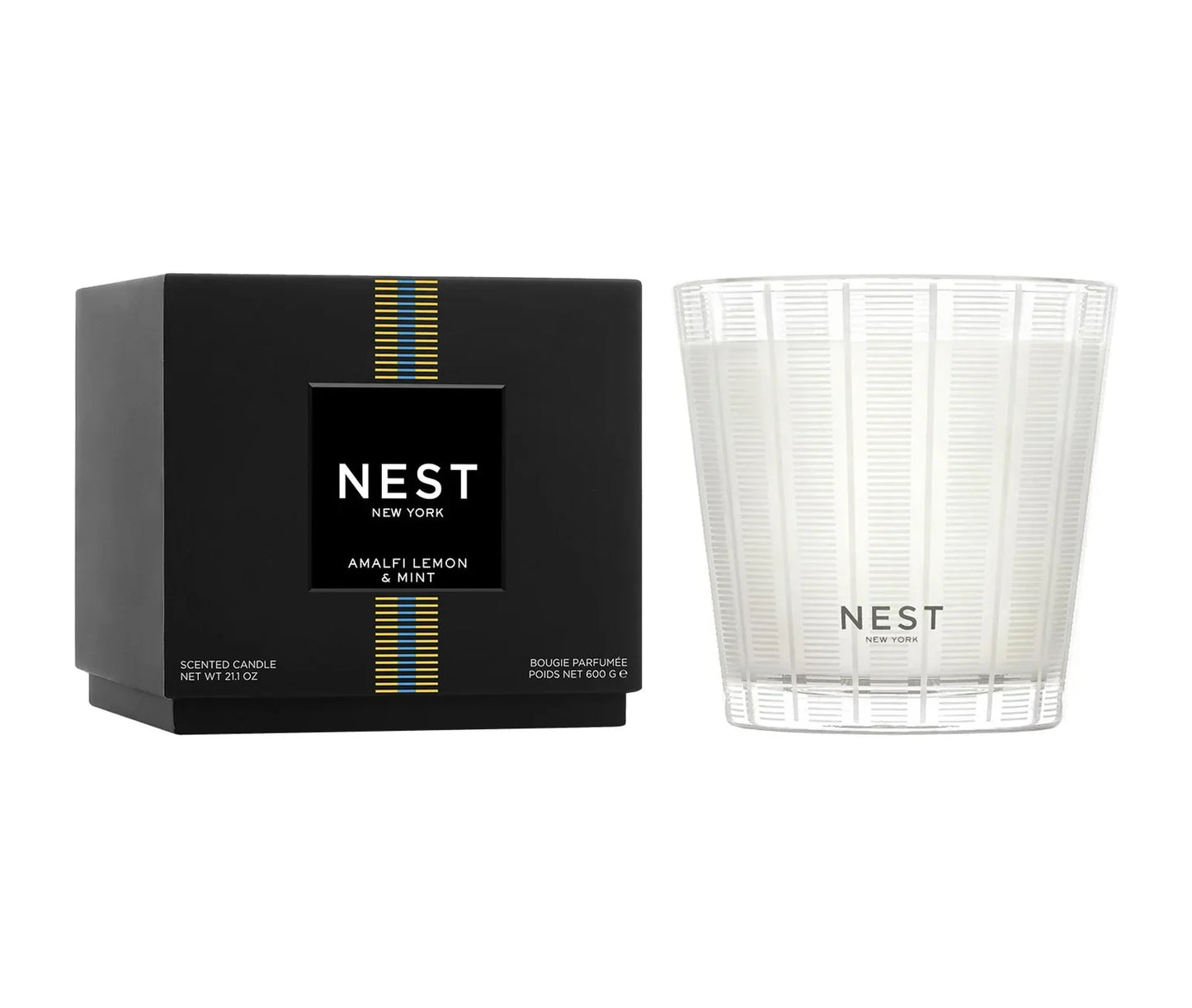 Amalfi Lemon & Mint 3 Wick Candle