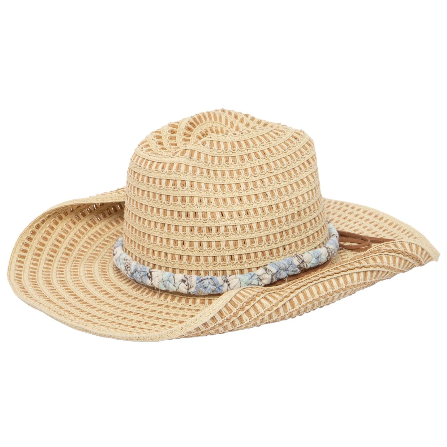 Looped Crochet Cowboy Hat