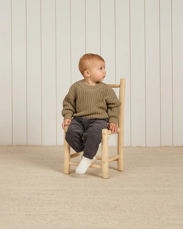 Chunky Knit Sweater Olive