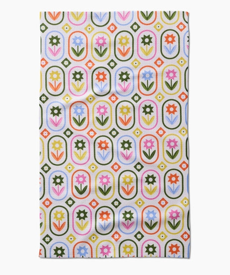 Petal Patchwork Tea Towel