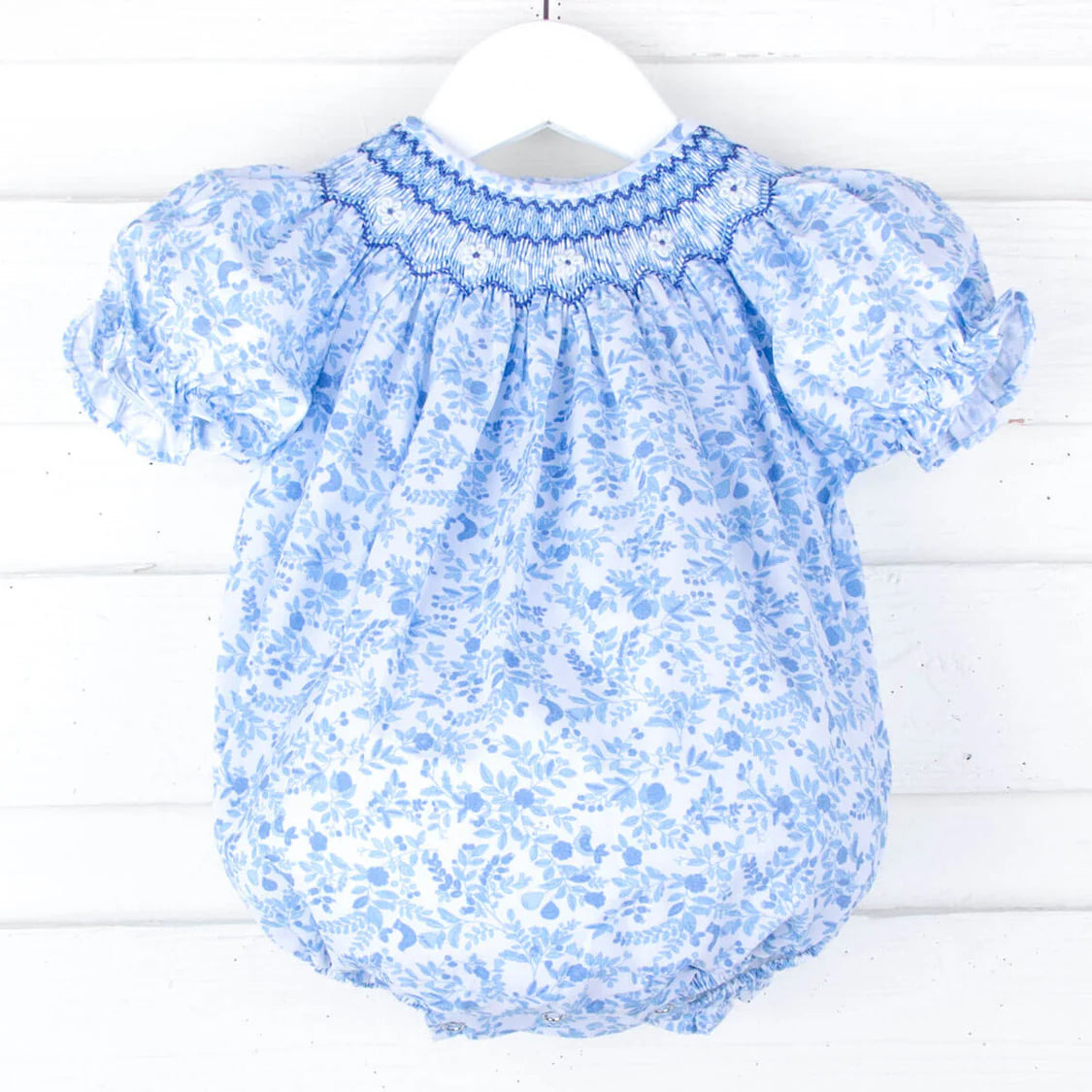 Bella Blue Floral Bubble