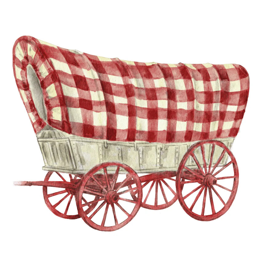 Crimson Acrylic Wagon