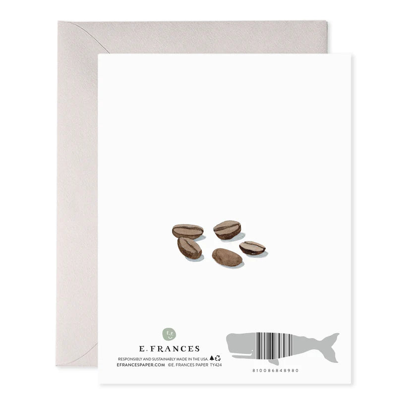 Espresso Thanks Greeting Card