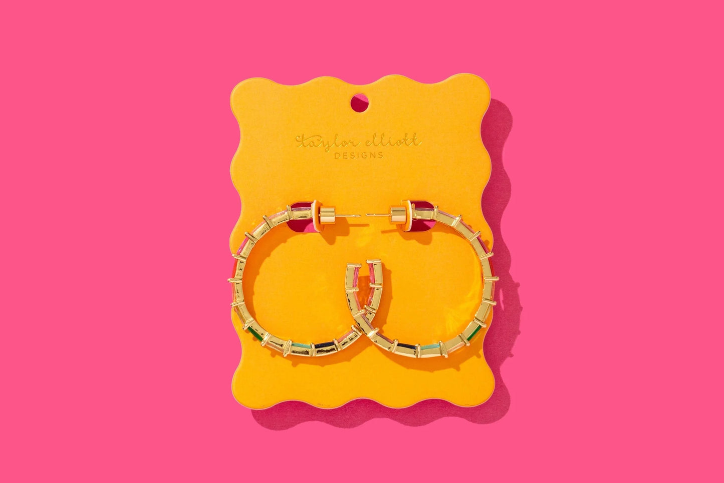 Reese Colorful Hoop Earrings