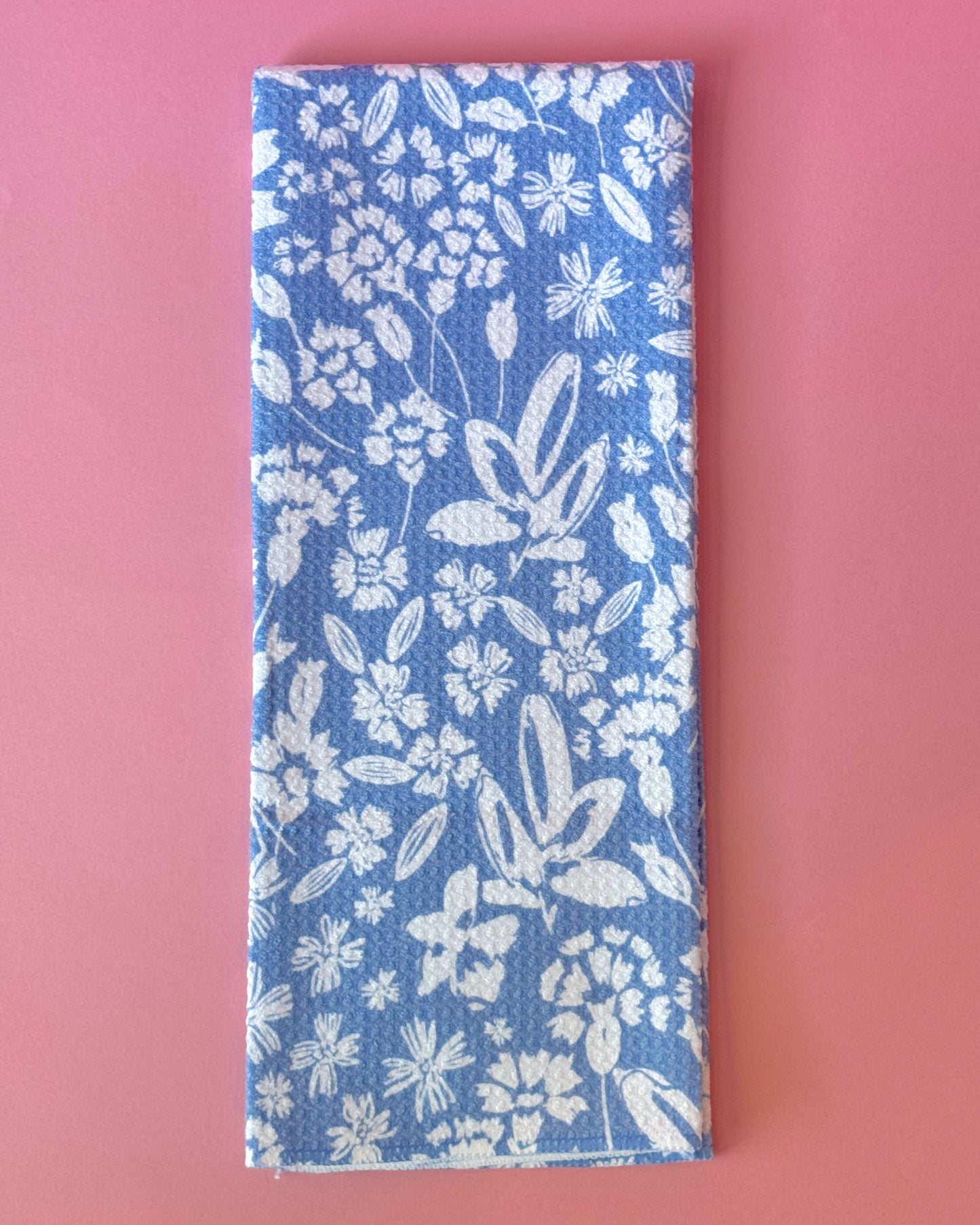 Bloom Me Over Floral Tea Towel