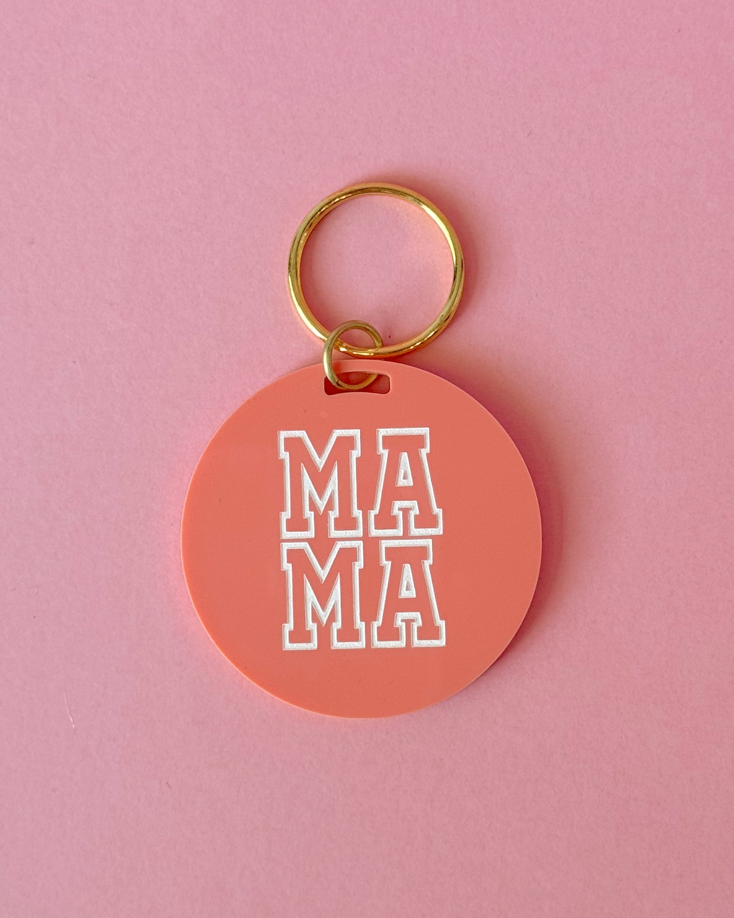 Mama Coral Keychain