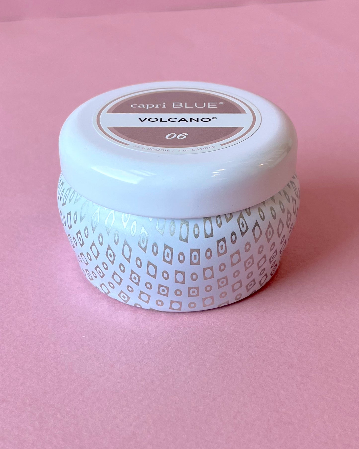 Volcano White Mini Tin