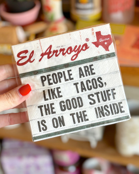 People Are Tacos Napkins