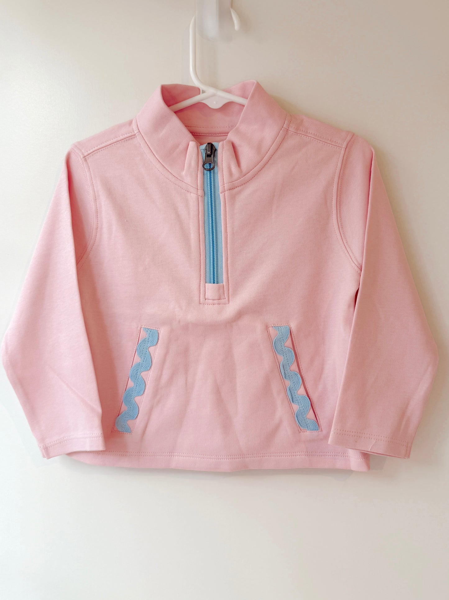 Pink Ric Rac Quarter Zip