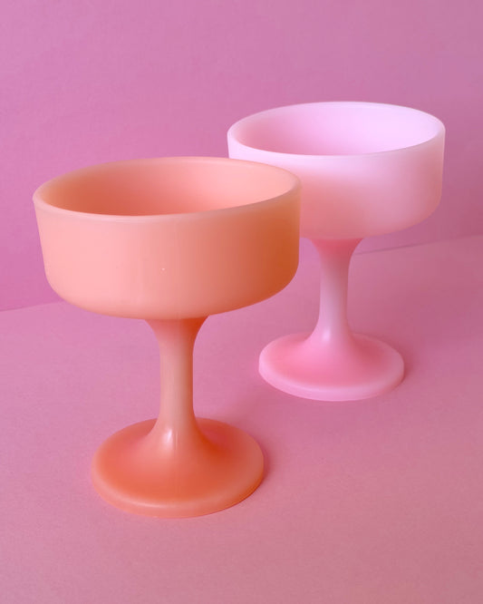 Silicone Coupe Cocktail Glasses