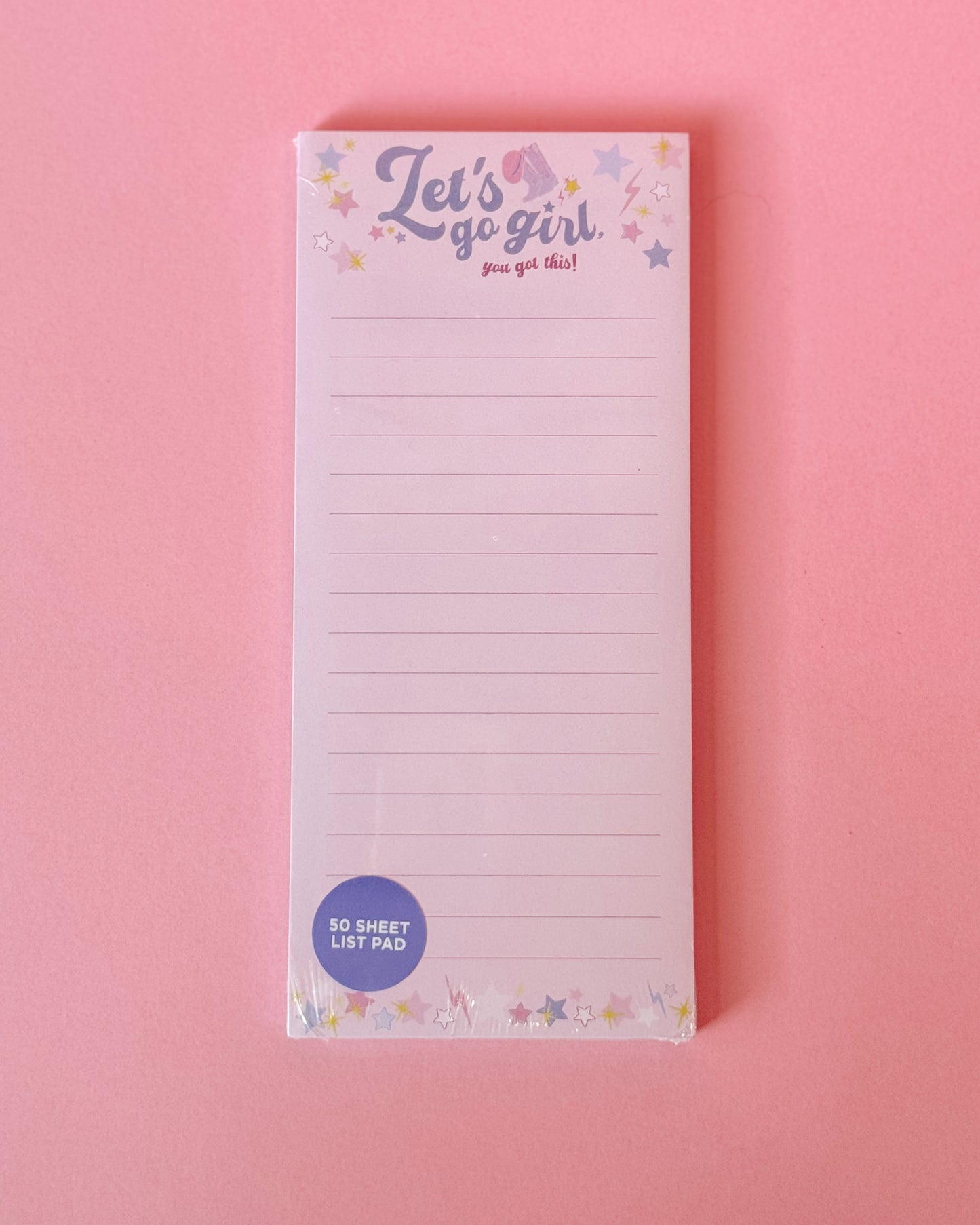 Lets go Girls skinny list pad