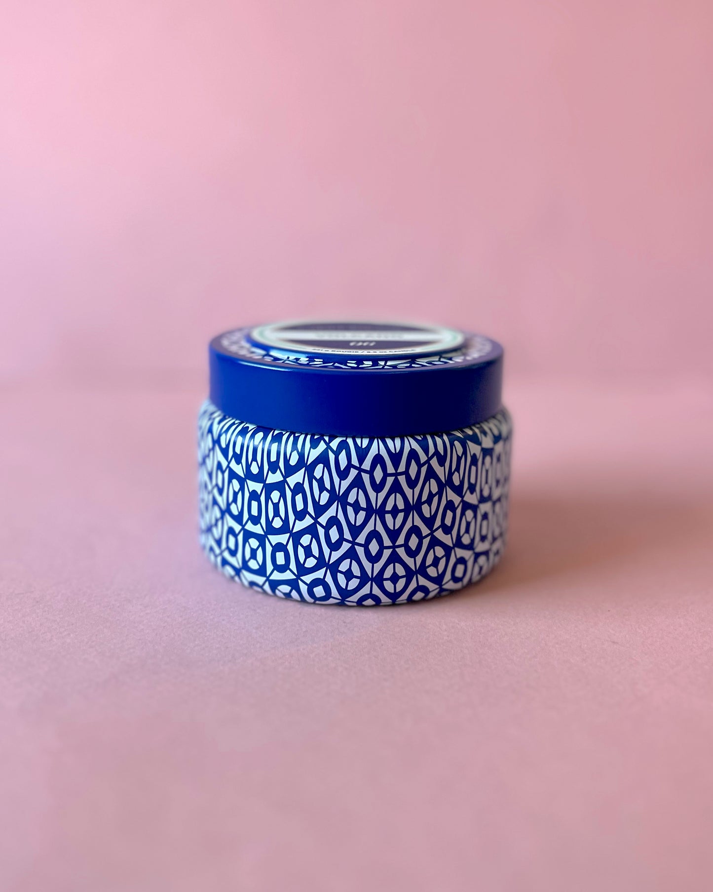 Volcano Blue Print Mini Tin