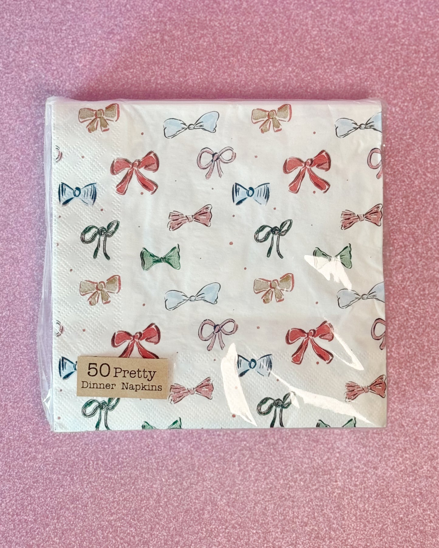 Bow Pattern Napkins