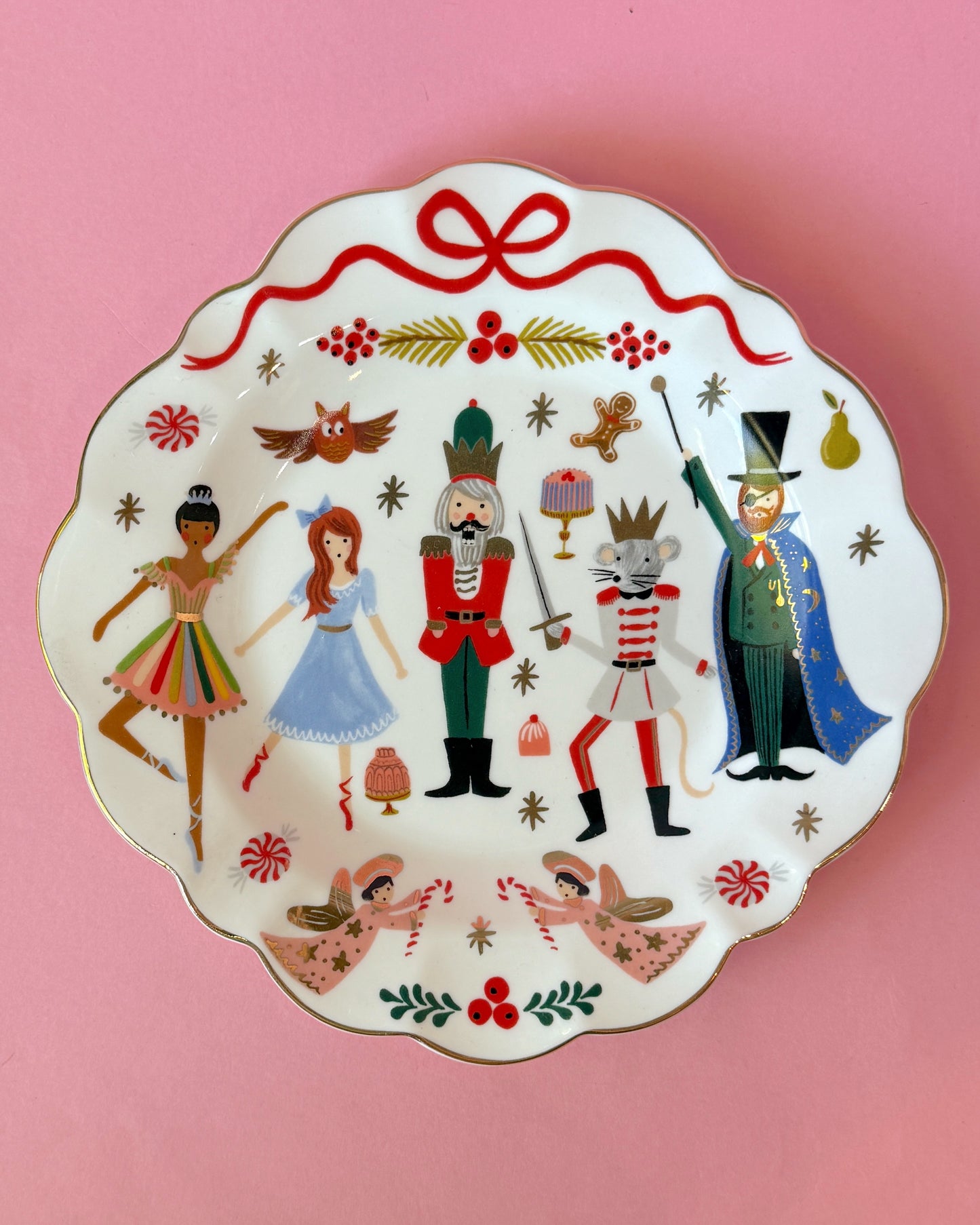Nutcracker Porcelain Salad Plate