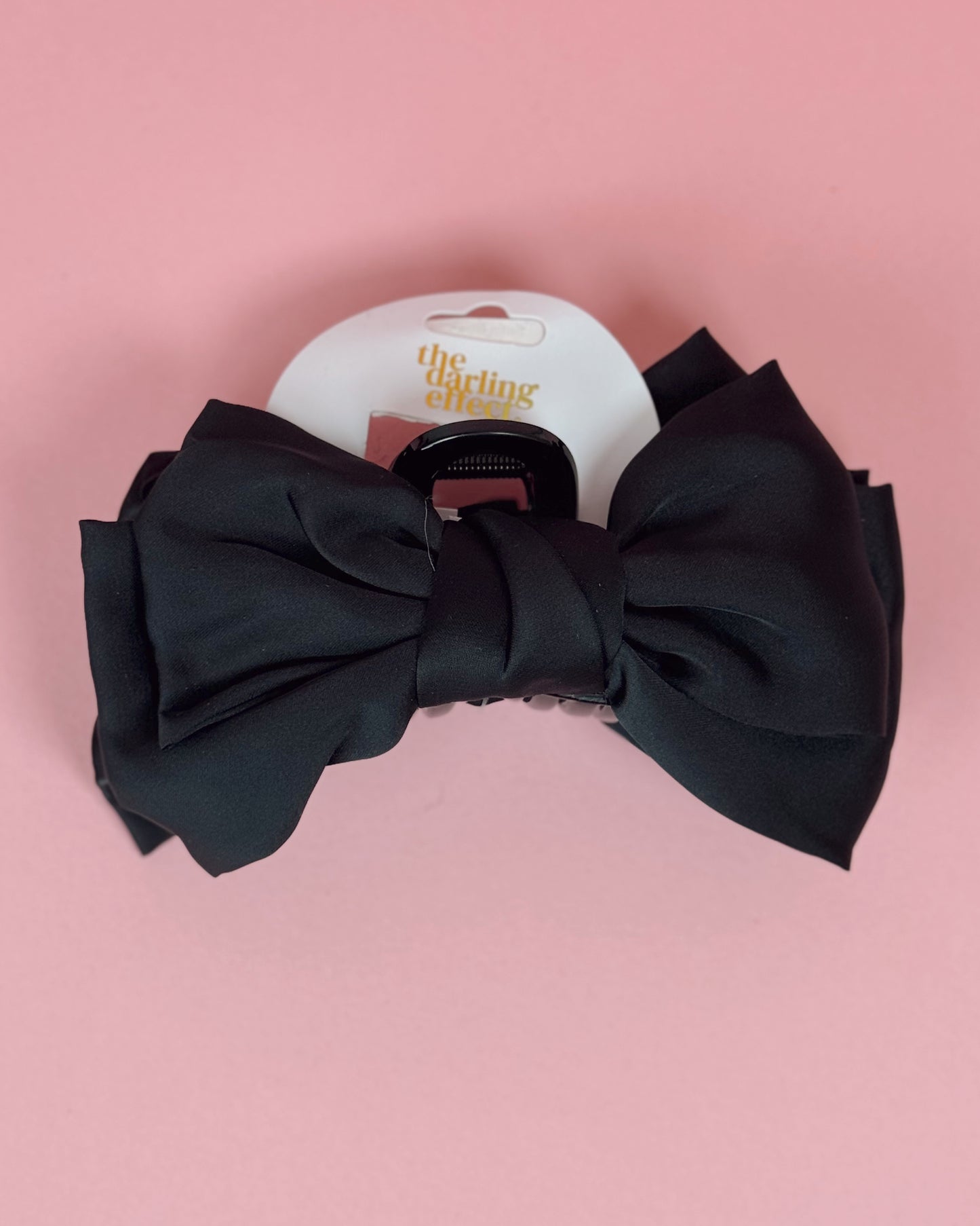 Satin Bow Claw Clip