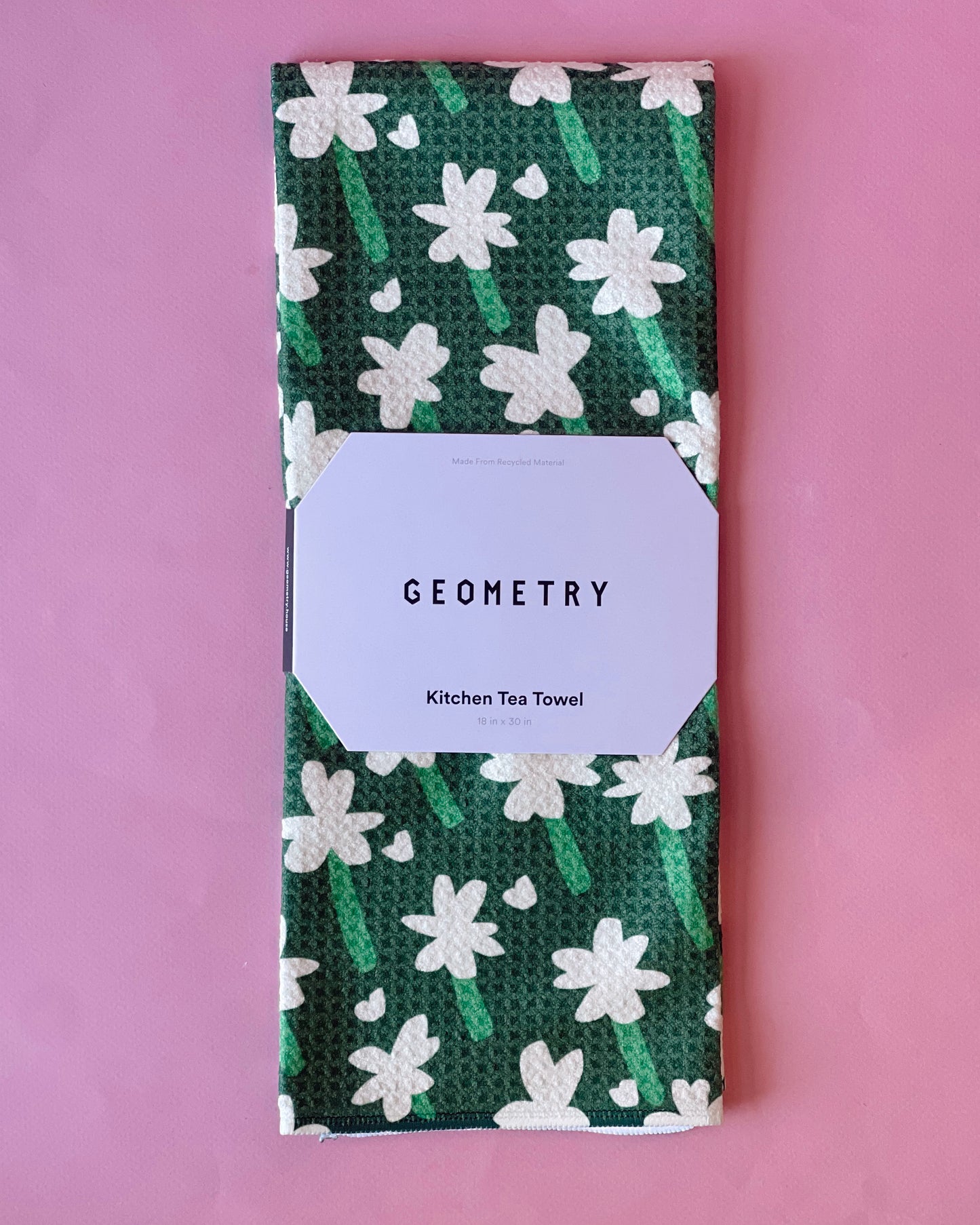 Luck in The Bloom Tea Towel