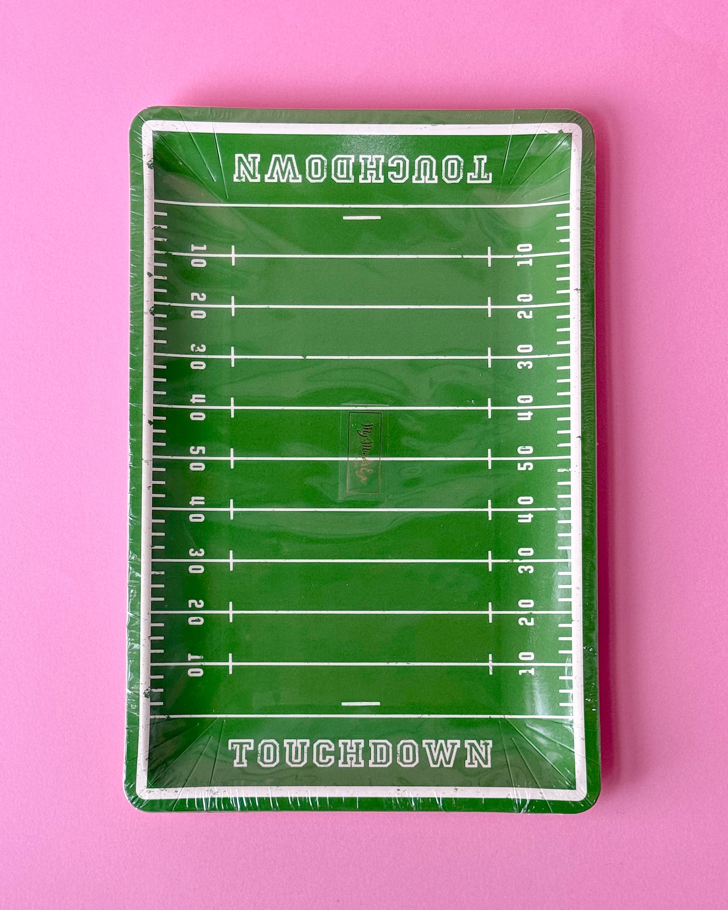 Football Field Paper Plates