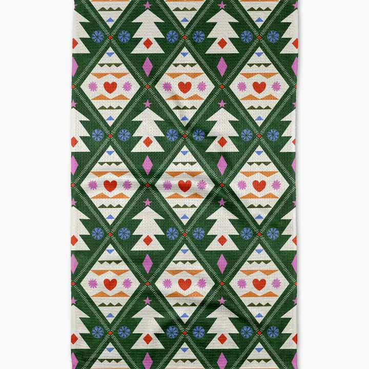 Nordic Christmas Tea Towel