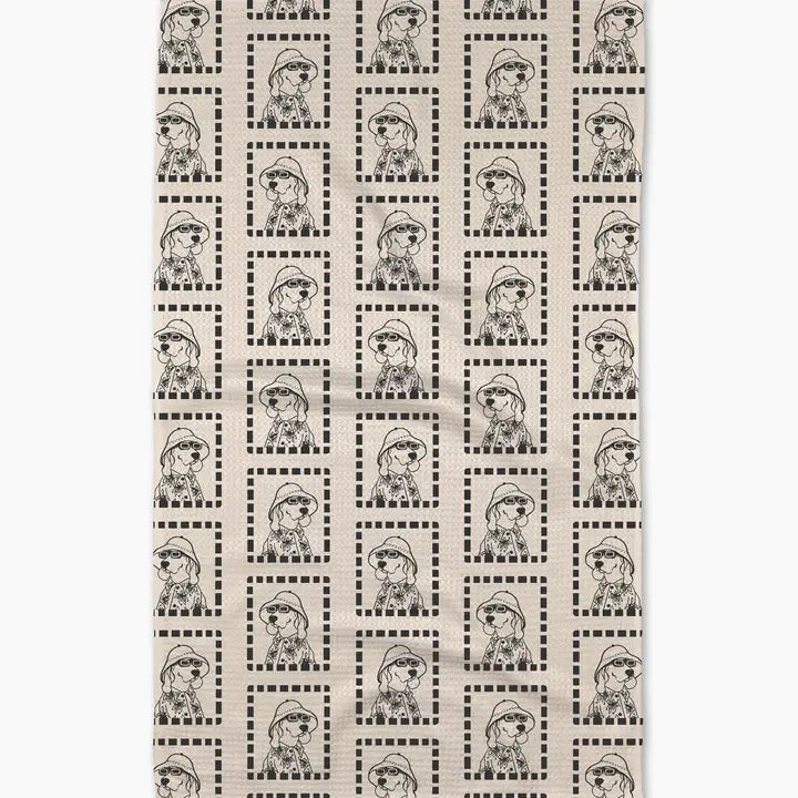 Ready For Summer Doggy Tea Towel