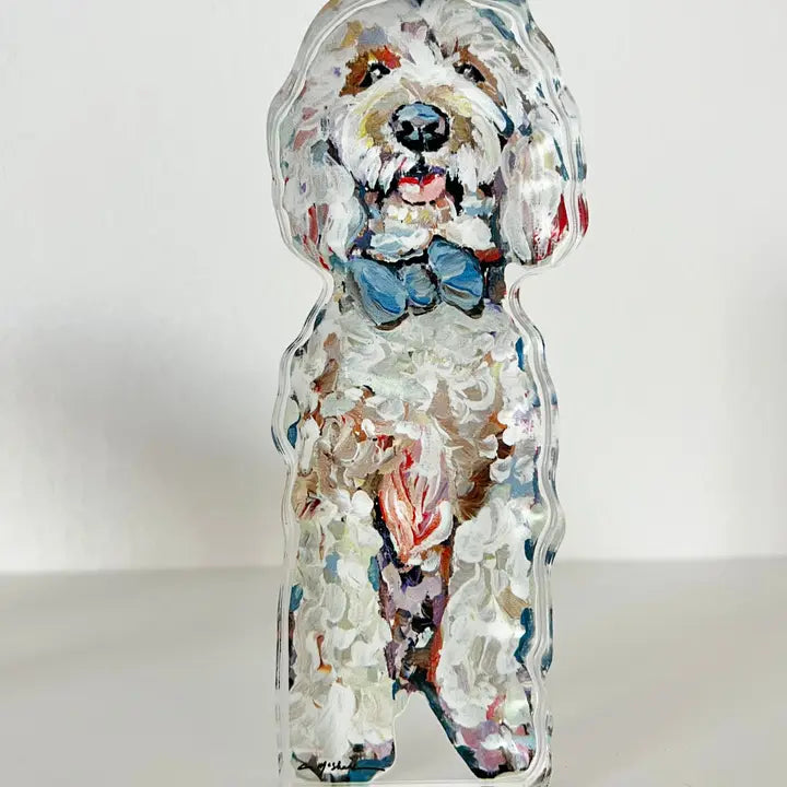 Golden Doodle Acrylic Sm