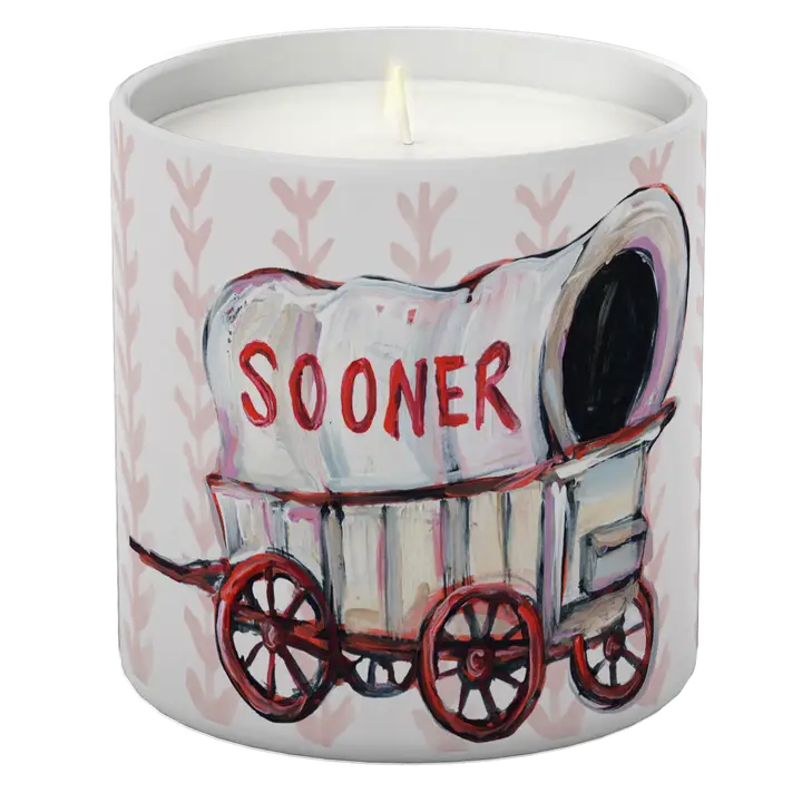 Game Day Sooner Candle