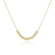 16" Classic Gold Beaded Bliss Necklace