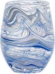 Puro Marbles Stemless Wine Glass