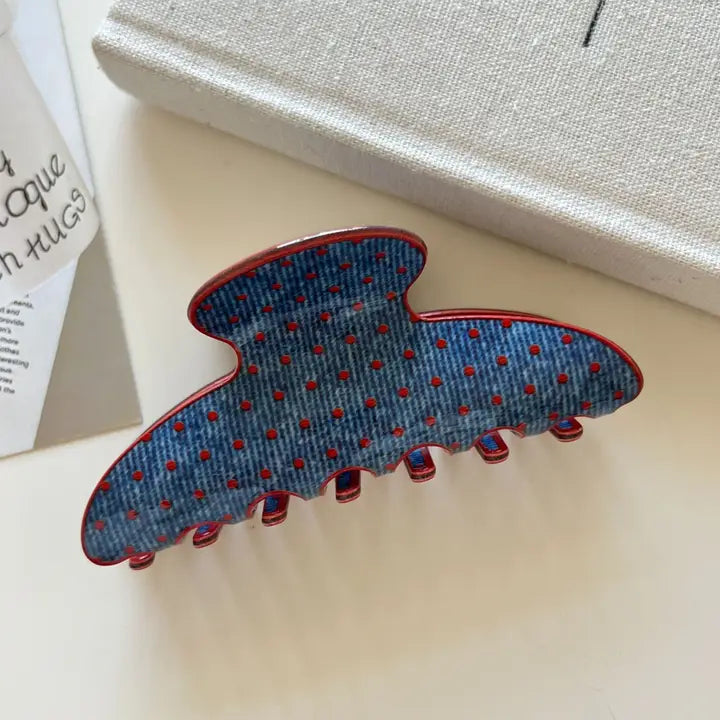 Simple Polka Dot Hair Clip