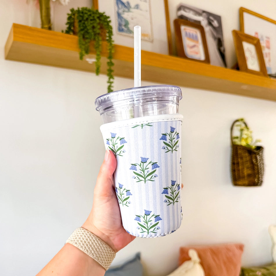 Blue Bellflowers Drink Sleeve
